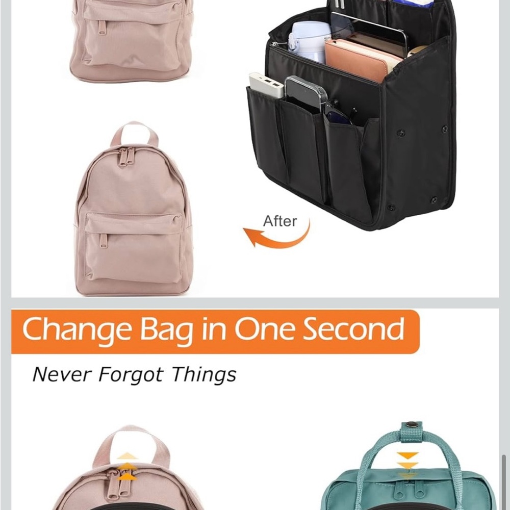 Backpack Organizer Insert Liner - Picture 4 of 4